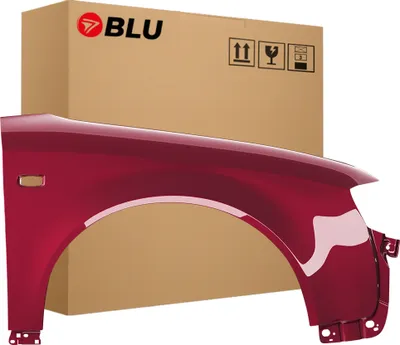 Image de BLU Aile Compatible avec Audi A4 B6 LZ3Q Droite Rot MerlotRot | 2000-2004 | Avant | Peint| Prêt à Monter | Acier