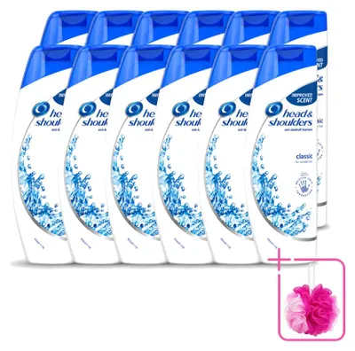 Produktbild von 12 x Head & Shoulders Shampoo Classic Clean - 250 ml - Sparpackung - 12 Stücke