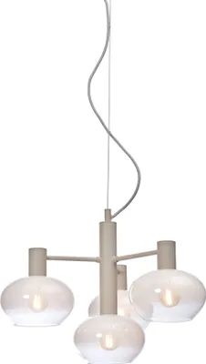 Produktbild von it's about RoMi - Hängeleuchte Bologna - Weiß - 43x43x34cm Hängelampe - Esstischlampe - Wohnzimmerlampe - Schlafzimmerlampe - Wohnzimmer