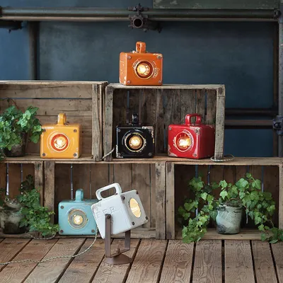 Produktbild von Ferroluce Industrial Retro-Tischleuchte mit Schalter