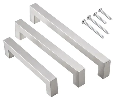 Produktbild von Edelstahl Möbelgriffe 160mm Lochabstand (20 Stück) für Schubladen und Schränke