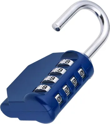 Immagine prodotto di Lucchetto ZHEGE combinazione 4 cifre blu 1 pezzo