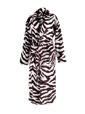 Produktbild von Zebra Bademantel Lang M Braun