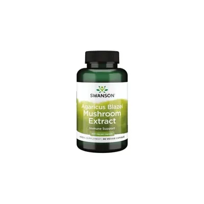 Productafbeelding van Swanson paddenstoelen Agaricus Blazei 500mg 90 capsules 3843