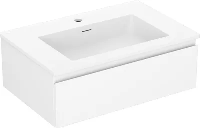 Obrázok produktu pre Mexen Orio 70 cm kúpeľňová skrinka s umývadlom Otis, 1 zásuvka, biela matná - 91A10-07023-1-BF01-W18M01