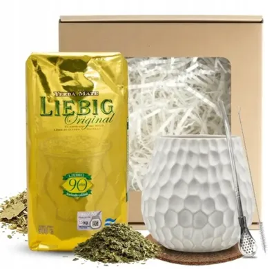 Obrázok produktu pre Exkluzívna darčeková súprava: Yerba Mate Liebig Original + príslušenstvo