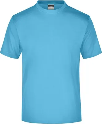 Produktbild von James & Nicholson T-Shirt Round-T Medium, Gr. L,himmelblau