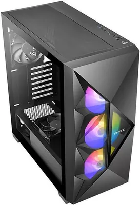 Produktbild von Antec DF800 FLUX, Midi Tower, PC, Schwarz, ATX, micro ATX, Mini-ITX, Kunststoff, Stahl, Gaming