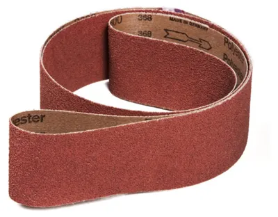 Imagen del producto de Cinta de lija Metallkraft, 1000 x 75 mm, grano K80, paquete de 10 unidades
