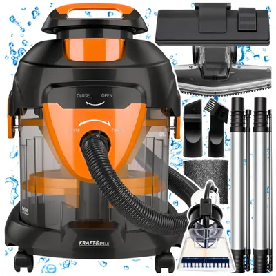 Obrázok produktu pre Vysávač na čistenie kobercov a čalúnenia Kraft&Dele 1600 W.