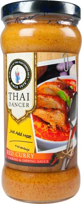 Zdjęcie produktu dla Thai Dancer czerwony sos curry do tajskiego czerwonego curry 335ml