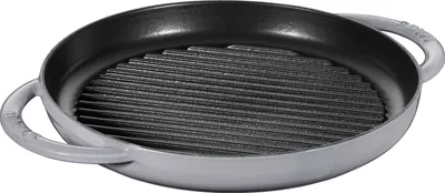 Produktbild von Staub Round Cast Iron Grill Pan with Two Handles - 26 cm Graphite