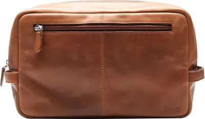 Zdjęcie produktu dla Esquire torba na przybory Dallas kosmetyczka brązowy brązowy