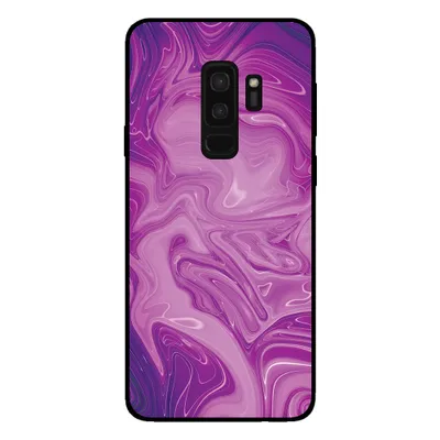 Produktbild von Smartphonica Telefon Fall für Samsung Galaxy S9 Plus mit Marmor Druck - TPU zurück Abdeckung Fall Marmor Design - Lila