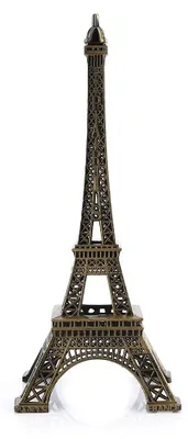 Productafbeelding van Solidchoice - Eiffeltoren Model Beeldje Vintage Metalen Decoratie 25cm