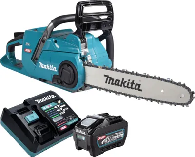 Obrázok produktu pre Akumulátorová reťazová píla Makita UC 015 GT101 40 V max. 35 cm bezkartáčová + 1x akumulátor 5,0 Ah + nabíjačka