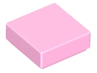 Produktbild von Lego® 1x1 Fliesen 3070 - 1 Stück Hellrosa