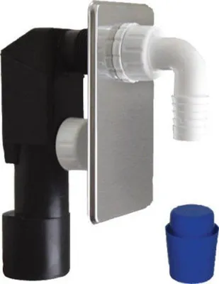 Produktbild von Bruckner Waschmaschinensiphon, DN40/50, polierter Edelstahl