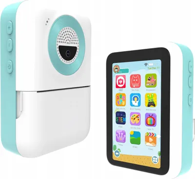 Zdjęcie produktu dla Mini Tablet AI 4" Aparat Natychmiastowy Drukarka Kamera dla Dzieci XREC / Q1 / Niebieski