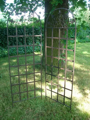 Produktbild von Prächtiges Rankgitter Rankhilfe Rankzaun Eisen 185 x 58 cm