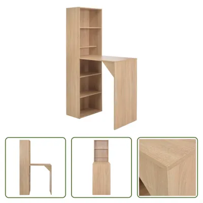 Immagine prodotto di Tavolo bar The Living Store con mobile in rovere 115x59x200 cm