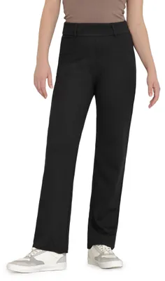 Produktbild von Bamans Damen elastische Stretch Business Stoffhose Anzughose Schwarz 31"