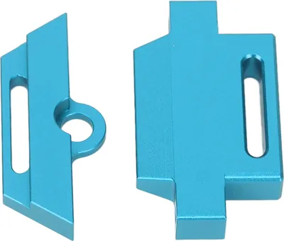 Produktbild von RC Car Batterieplatte Aluminiumlegierung Batteriehalterung mit Riemen für Traxxas 1/10 Slash 2WD 5822 5822A Chassis(Blau )