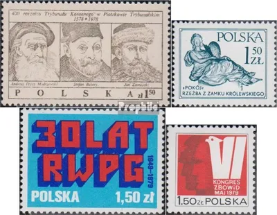 Produktbild von Briefmarken Polen 1979 Mi 2611,2624,2625,2626 (kompl.Ausg.) postfrisch Krongericht