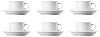 Produktbild von 6 x Kaffeetasse 2-tlg. - Trend Weiß - Thomas - 11400-800001-14740 -
