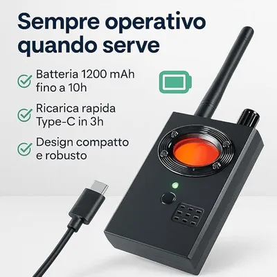 Immagine prodotto di Rilevatore Microspie Professionale Militare K688
