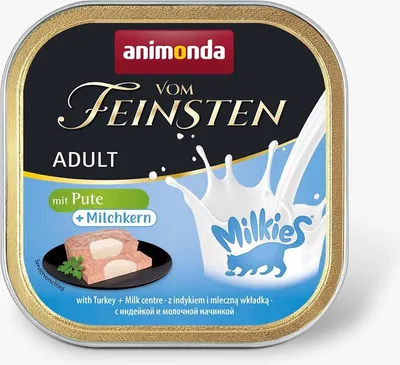 Image de Animonda Vom Feinsten Adult avec dinde & noyau de lait 100gx32