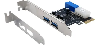 Image de EXSYS GmbH Carte PCIe USB 3.2 Gen 1 avec 2+2 ports (jeu de puces VIA) (EX-11049)