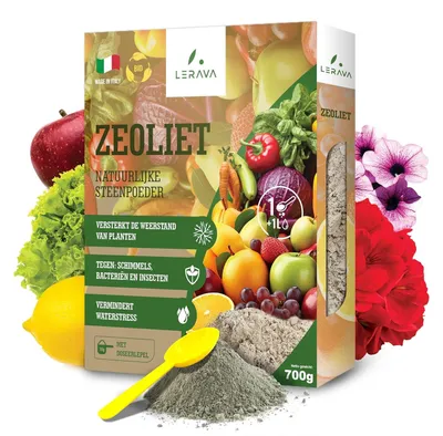 Obrázok produktu pre Zeolitový prášok na ochranu rastlín, 700 g, zpevňuje štruktúru pôdy, pre všetky druhy rastlín