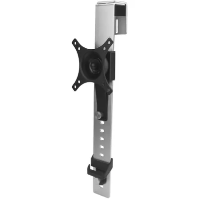 Produktbild von StarTech.com Einzel Monitor Halterung - Trennwandwand Halter, 9 kg, 76,2 cm (30"), 75 x 75 mm, 100 x 100 mm, Höhenverstellung, Schwarz, Edelstahl