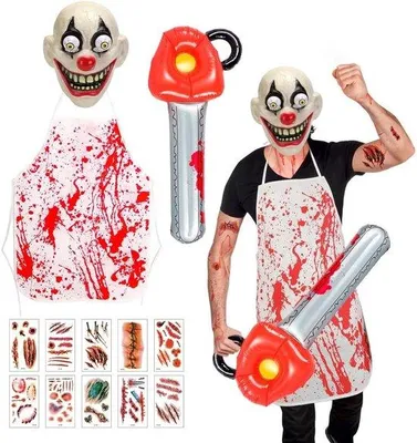 Immagine prodotto di Costume da clown inquietante per Halloween e Carnevale