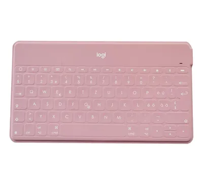 Produktbild von Logitech Keys To Go - Kabellose Tastatur - Bluetooth - Suisse / Schweizer (QWERTZ) - rosa