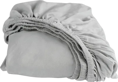 Produktbild von Cinderella Spannbettlaken Jersey - 80/90 x 210/220 & 100 x 200 cm - Hellgrau | Zubehör Jugendzimmer