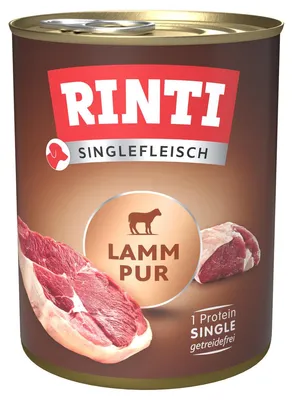 Image de Rinti 800gx6 viande unique agneau pur boîte