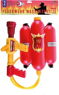 Image de Lance à eau Idena pour pompiers avec buse réglable et réservoir d'eau 40 cm
