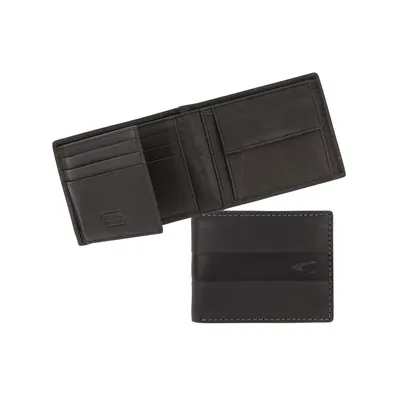 Produktbild von camel active Herrenbörse Lederbörse Jeansbörse schwarz black mali