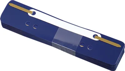Produktbild von Soennecken Heftstreifen 3174 kurz Kunststoffdeckl. d.bl 25 St./Pack.