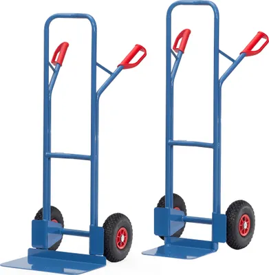 Produktbild von Fetra Stahlrohrkarre Höhe 1300 mm, Schaufel 300x480mm Polyurethanbereifung