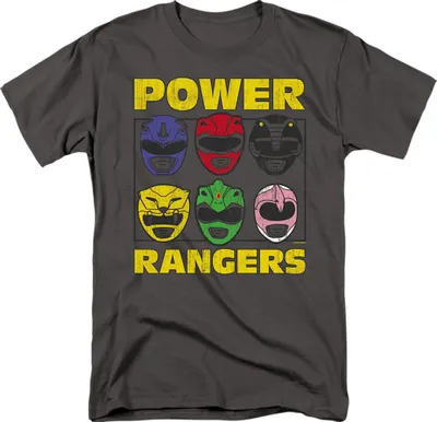 Obrázek produktu pro Power Rangers - pánské tričko TV5163 (L) (Charcoal)