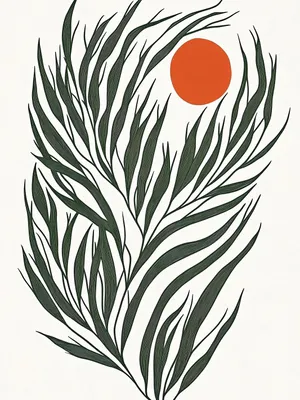 Produktbild von Plakat 60x80cm Krysta Minimalistisch, Innenräume Skandinavischer Stil, Boho
