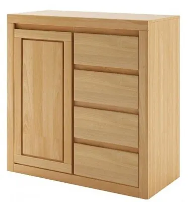 Image de Commode Buffet À Tiroirs En Bois Véritable Nouveau JVmoebel