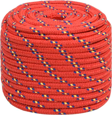 Obrázok produktu pre vidaXL Lodná plachta Rot 16 mm 25 m Polypropylén