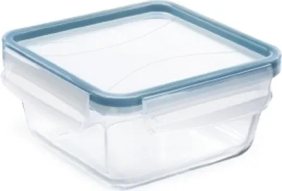 Produktbild von Kühlschrankdose Glas 0.75 l CLIC & LOCK, Farbe:Horizon blau