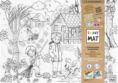 Obrázek produktu pro Strigo Funny Mat Autumn: kreativní zábava a učení pro děti