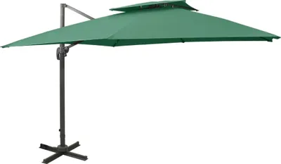 Zdjęcie produktu dla The Living Store Parasol Ampel z wentylacją 300x300 cm zielony