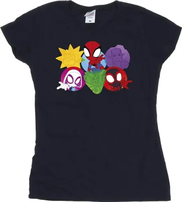 Produktbild von Marvel - "Spidey And His Amazing Friends" T-Shirt für Damen BI50198 (XXL) (Marineblau)